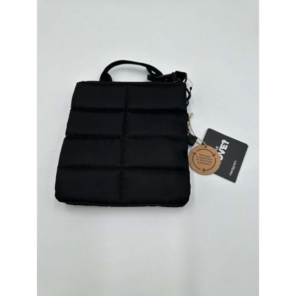 Hedgren Bethel Crossbody Bag Purse Black Sustainable Nylon Quilted Nordstrom - Picture 6 of 16